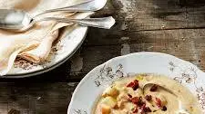 Red Potato and Leek Soup with Bacon