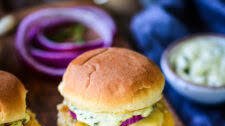 Roasted Garlic Chicken Sliders