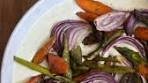 Roasted Spring Veggies on Feta 🫛 🥕 🧅 Recipe: (I made a ...