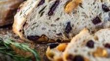 Rosemary Olive Sourdough Bread