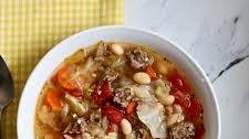 Rustic Cabbage and Sausage Soup