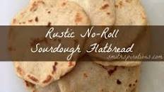 Rustic, No-Roll Sourdough Flatbread