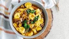 Rustic Sausage and Tortellini Soup (Instant Pot & Stovetop)