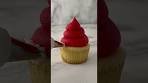 Santa Hat Christmas Cupcakes