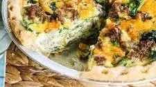 Sausage Spinach Quiche