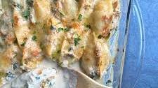Seafood Stuffed Shells with Shrimp and Crab