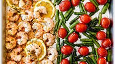 Sheet Pan Shrimp Scampi (No Wine)