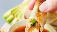 Shrimp Avocado Egg Rolls (Air Fryer or Baked)