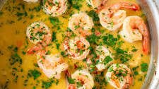 Shrimp Scampi with White Wine and Parmesan
