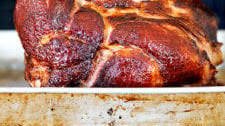 Simple Baked Ham with Brown Sugar Glaze