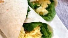 Simple Egg Salad Wrap