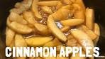 Slow Cooker Cinnamon Apples | Easy Crock Pot Recipe