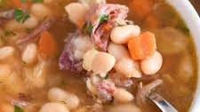 Slow Cooker Ham and Bean Soup