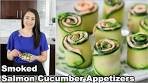 Smoked Salmon Cucumber Rolls