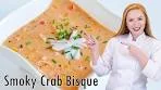 Smoky & Creamy Crab Bisque With Bacon and Corn