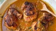 Smoky Smothered Chicken & Roasted Red Pepper Gravy