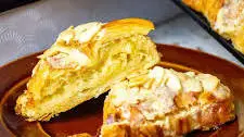 Sourdough Almond Croissants