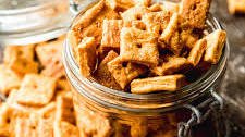 Sourdough Cheese Crackers