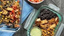 Southwest Black-Bean Pasta Salad Bowls