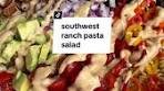 Southwest Ranch Chicken Pasta Salad! 🌶️ Full recipe below ...