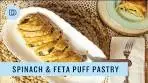 Spanakopita Puff Pastry Braid (Spinach & Feta Pastry)