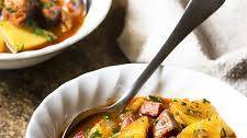 Spanish Potato and Chorizo Soup