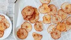 Spiced pear crisps