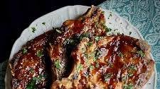 Spicy Air Fryer Pork Chops with Apricot Glaze