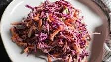 Spicy Carrot and Cabbage Slaw