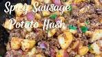 Spicy Sausage & Potato Hash | How to Make Breakfast Hash ...