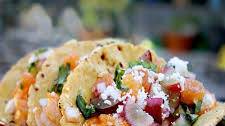 Spicy Shrimp with Orange and Grape Salsa
