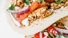 Spicy Vegetarian Tofu Tacos