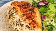 Spinach and Artichoke Stuffed Chicken