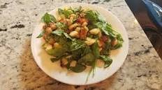 Spinach-Apple Salad With Maple-Cider Vinaigrette