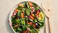 Spinach, Grapefruit, and Avocado Salad with Sesame Vinaigrette