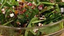 Spinach Quinoa Salad with Pomegranate Citrus Vinaigrette