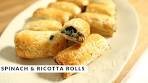 Spinach & Ricotta Rolls by Michael Weldon