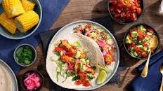 Spring chicken tacos