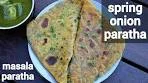 spring onion paratha recipe | स्प्रिंग अनियन पराठा | hare pyaz ...