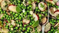 Spring Peas with Radish and Mint