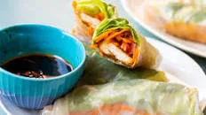 Sriracha Chicken Spring Rolls