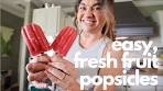 Stop buying popsicles at the store! | Easy, fresh fruit popsicles ...