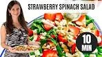 STRAWBERRY SPINACH SALAD (10 Minutes With the BEST ...