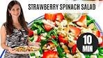 STRAWBERRY SPINACH SALAD (10 Minutes With the BEST ...
