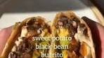 Sweet Potato Black Bean Burrito 🌯 By @avocado_skillet If you ...
