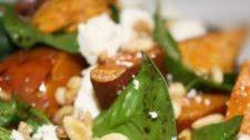 Sweet Potato, Spinach, Feta and Pinenut Salad