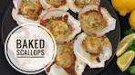 The Best Baked Scallops| Insanely delish