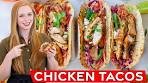 The Best Grilled Chicken Tacos | with Guacamole & Cabbage ...