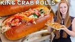 The Best King Crab Rolls with Garlic Butter & Brioche Buns ...
