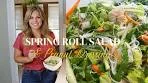 The BEST Spring Roll Salad with Spicy Peanut Dressing